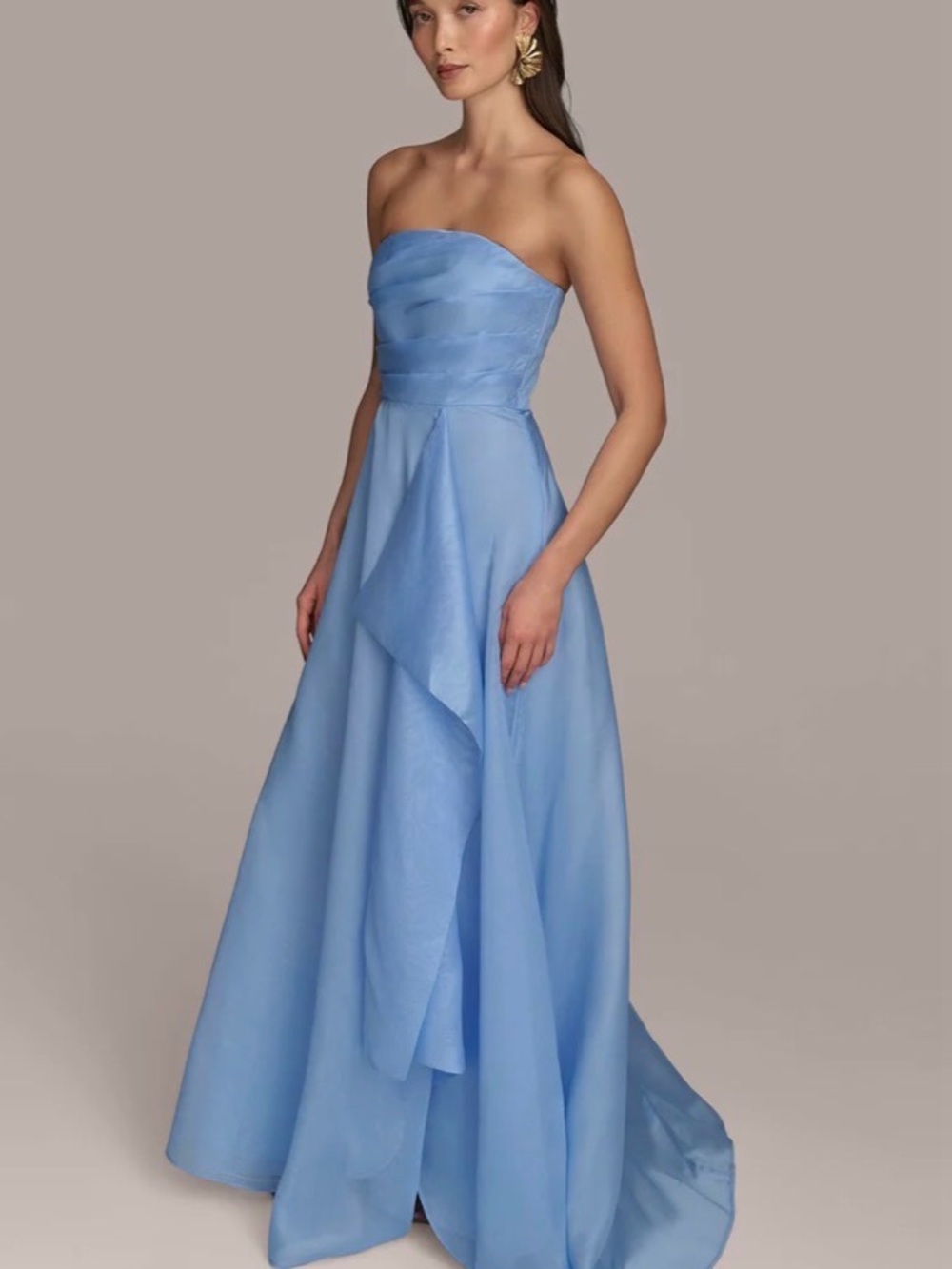 NEW Women's Ruched Strapless Gown - Donna Karan New York